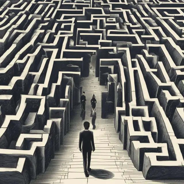A Juris Doctor (JD) student delves into a maze filled with frequently asked questions about the degree and its implications for their future legal career