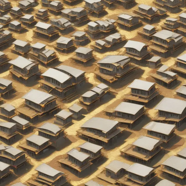 A golden scale balances the potential benefits of having land seized for public infrastructure and subdivision opportunities