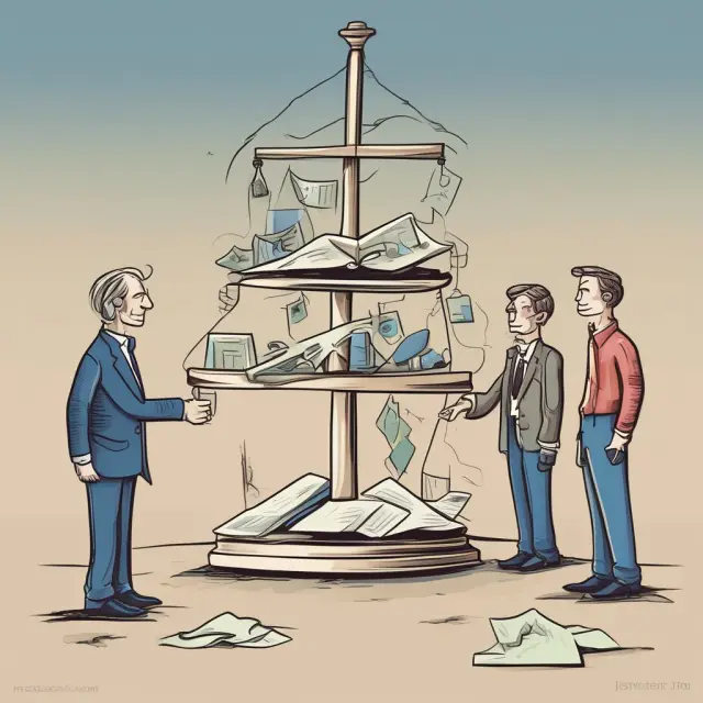 Image depicts board members weighing the pros and cons of 