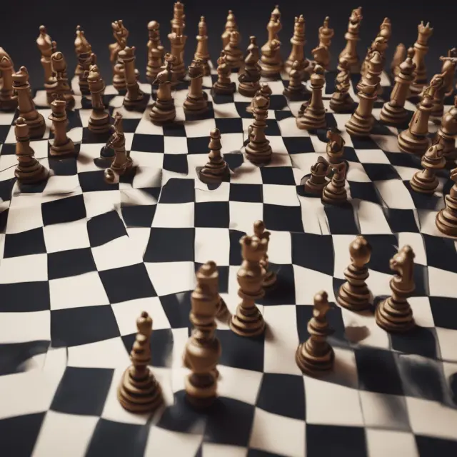 A knight stands guard on a chessboard, shielding its corner from an advancing army. This image represents the concept of employing a 