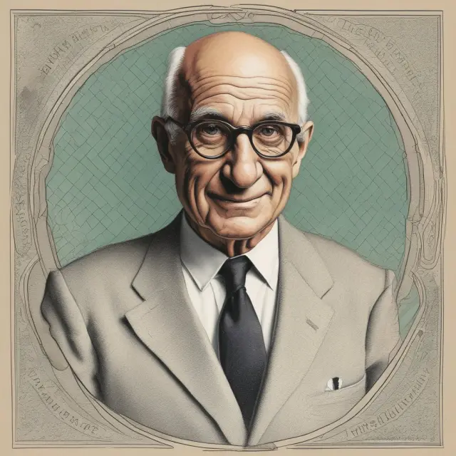 Compass symbolizing Milton Friedman