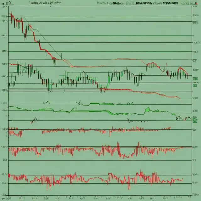 Apple Inc. (AAPL) weekly chart featuring green and red lines indicating buy and sell signals based on the Kairi Relative Index