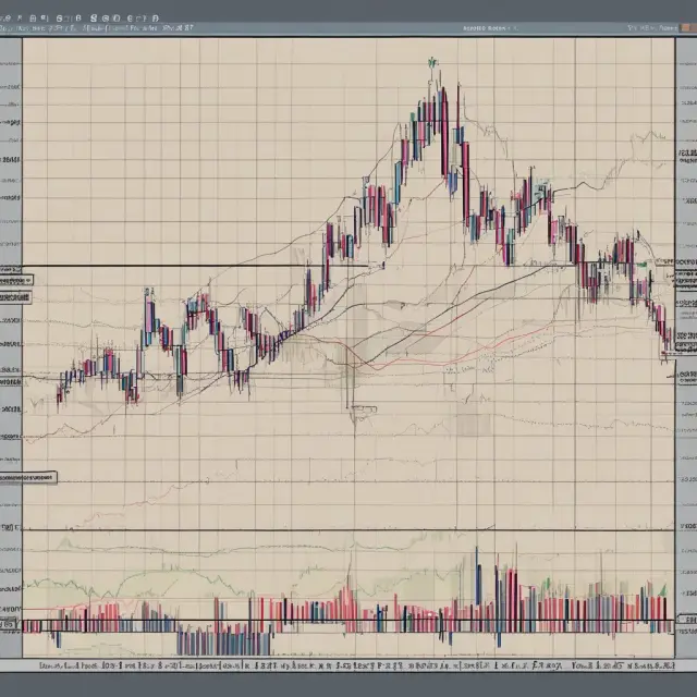 Two indicators - Kairi Relative Index and Moving Average Convergence Divergence (MACD) - interacting on a financial chart, illuminating underlying price trends