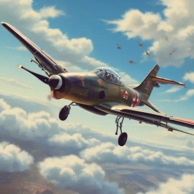 Kamikaze pilot safeguarding a company amidst corporate merger battles