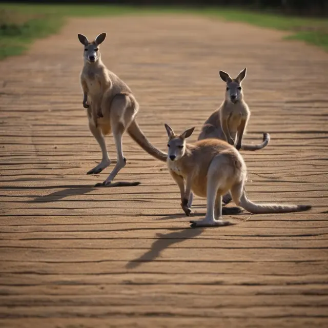 Kangaroos symbolizing Kangaroo bonds navigate a maze of regulatory bodies, ASIC and RBA, while adhering to tax implications