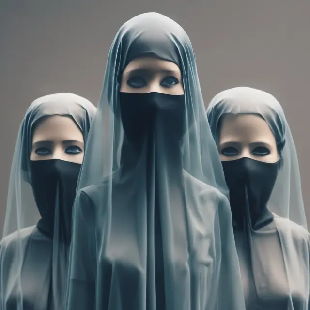 Three unidentified individuals, protected by a translucent veil, representing non-executive employees whose compensation would have been disclosed under the Katie Couric Clause