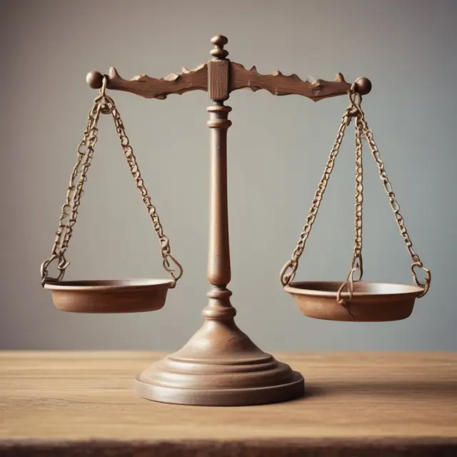 Scales symbolizing court decisions teeter on the edge, balancing keep and pay agreement approvals and denials in bankruptcy proceedings