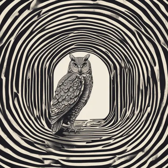 An institutional investor, depicted as a determined figure, navigates a complex maze of keep and pay agreements with the guidance of a wise owl, symbolizing wisdom and insight