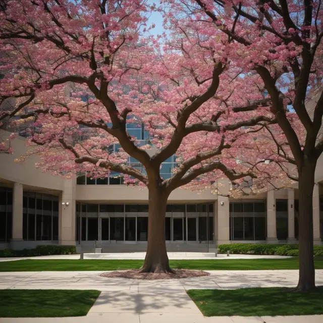 A vibrant tree with two roots representing Indiana University