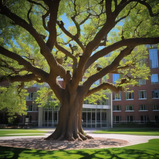An image of a tree laden with fruit representing notable alumni from Indiana University