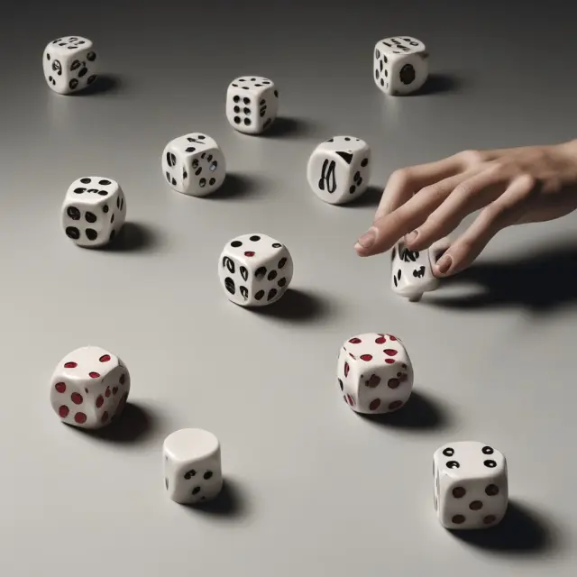 Dice illustrating Kelly Criterion