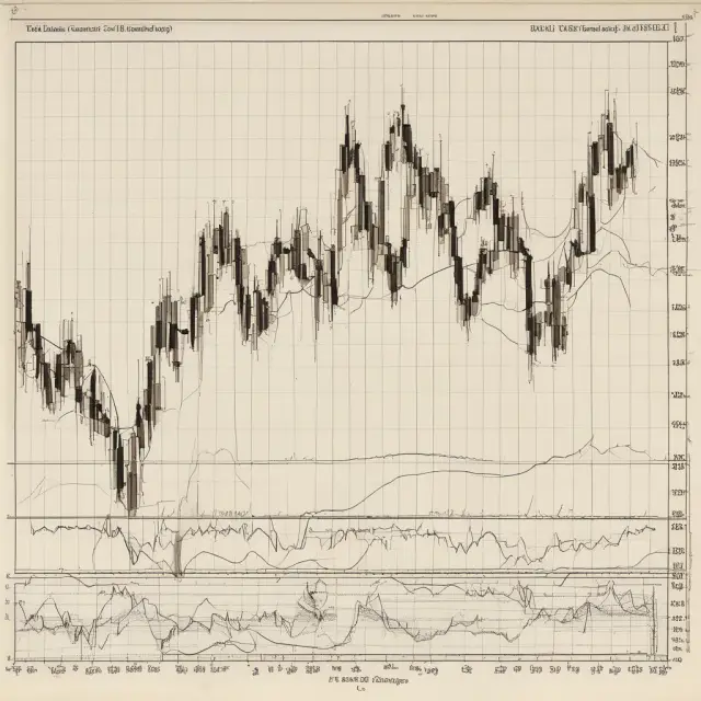 A visual representation of a Keltner Channel in turbulent waters, highlighting the importance of settings and market conditions to minimize false signals.
