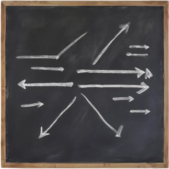 Chalk illustration of Arrow