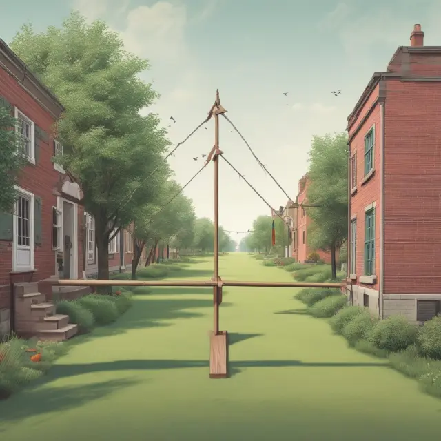 An image of a seesaw representing the balance between Arrow
