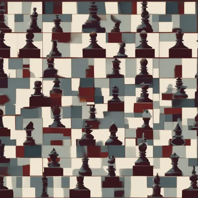 Executive on a chessboard, symbolizing Kenneth Chenault