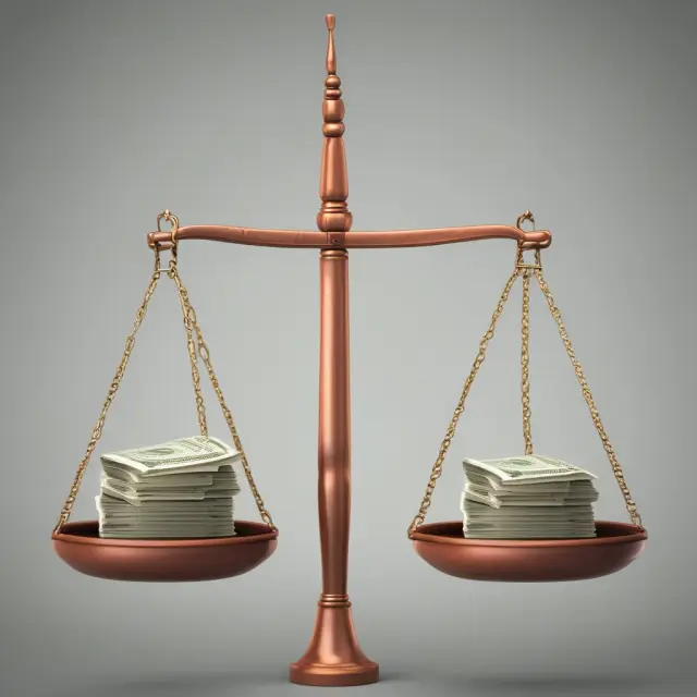 Scales balanced with policyholders