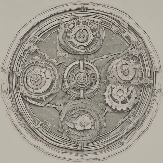 Image of a set of scales with interconnected gears symbolizing various financial key ratios in action, enhancing the analysis of a company