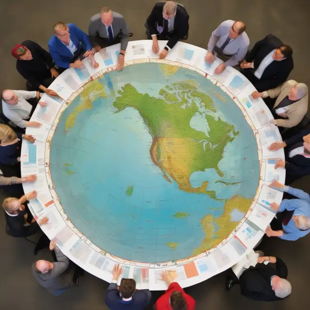 A group discussion between stakeholders: TC Energy, environmental groups, governments, and local communities debate the Keystone XL pipeline