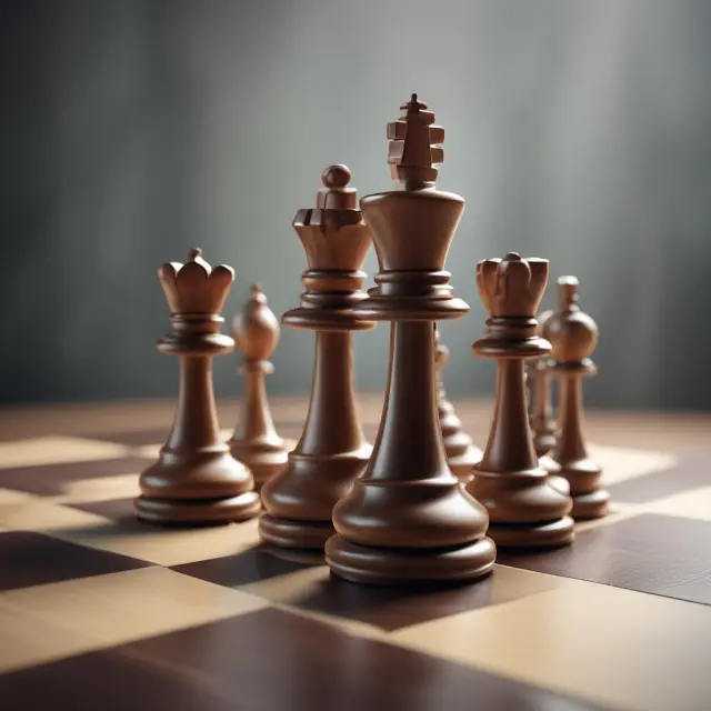 Transparent chess game depicting RESPA