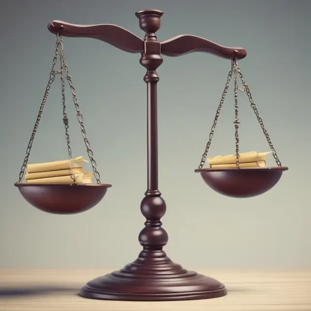 An institutional investor meticulously weighs the scales of risk management, with one pan holding check kiting threats and the other representing best practices for mitigating these risks