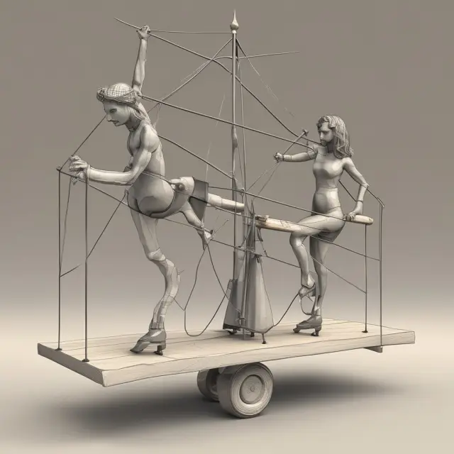 Bulls and bears dance on the Klinger oscillator