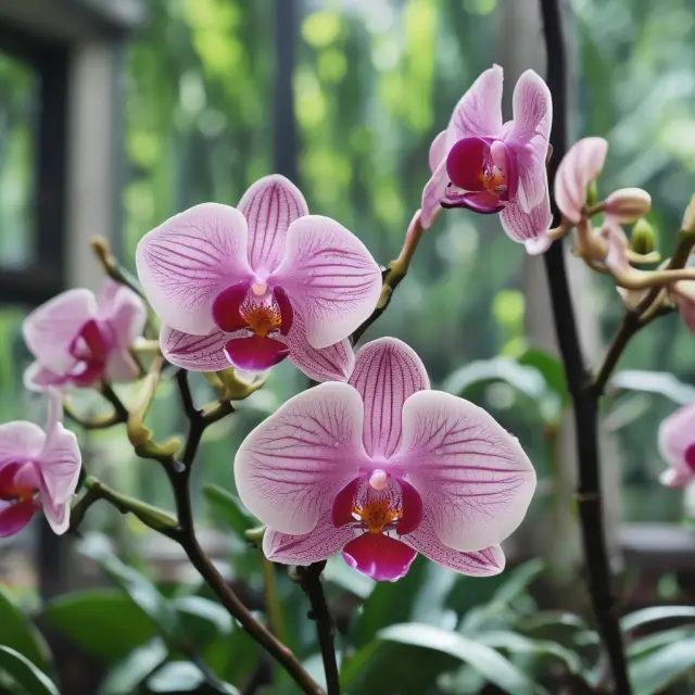 An orchid bloom amidst Malaysian stock exchange symbols, representing the growth and variety of securities available at Bursa Malaysia