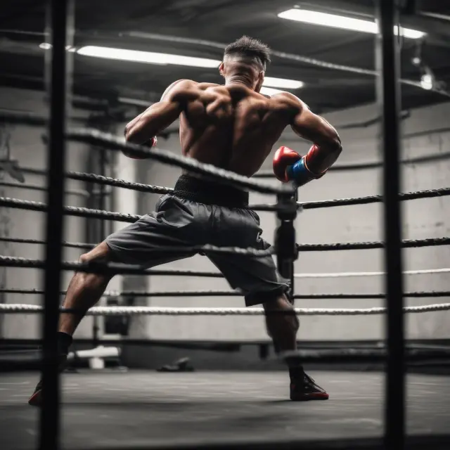 A person precariously balancing on a cliff edge, with volatile market graphs beneath, and the potential for a knock-out event indicated by a barrier line