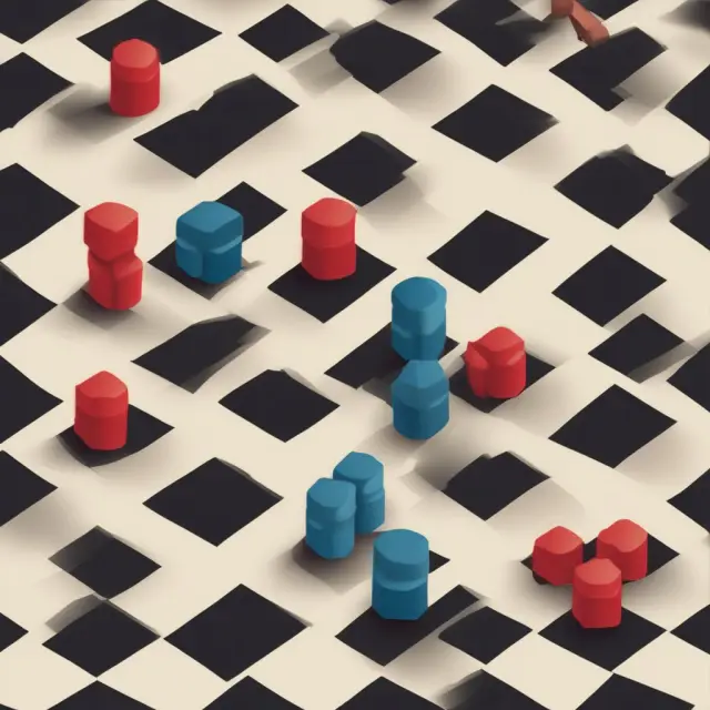 An image of individuals playing a board game where pieces are knocked out when reaching specific barriers, symbolizing knock-out options and their expiration upon breaching predetermined thresholds.