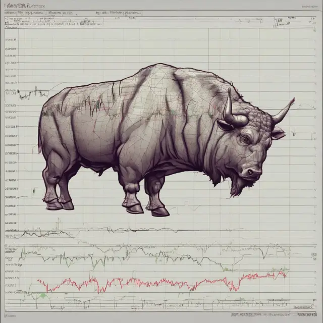 Bull and bear figures interpreting KST oscillator & signal line on a chart.