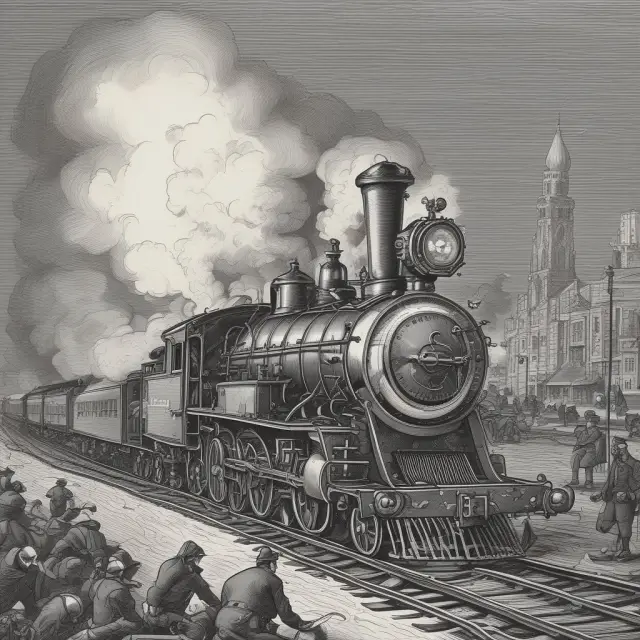 Steam engine launching cycles of prosperity and recession: Russian economist Nikolai Kondratieff