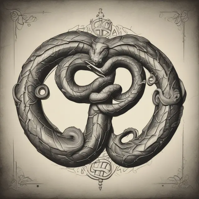 Two snakes sharing their K-ratio scales, illustrating the importance of comparing and understanding K-ratios for informed investments.