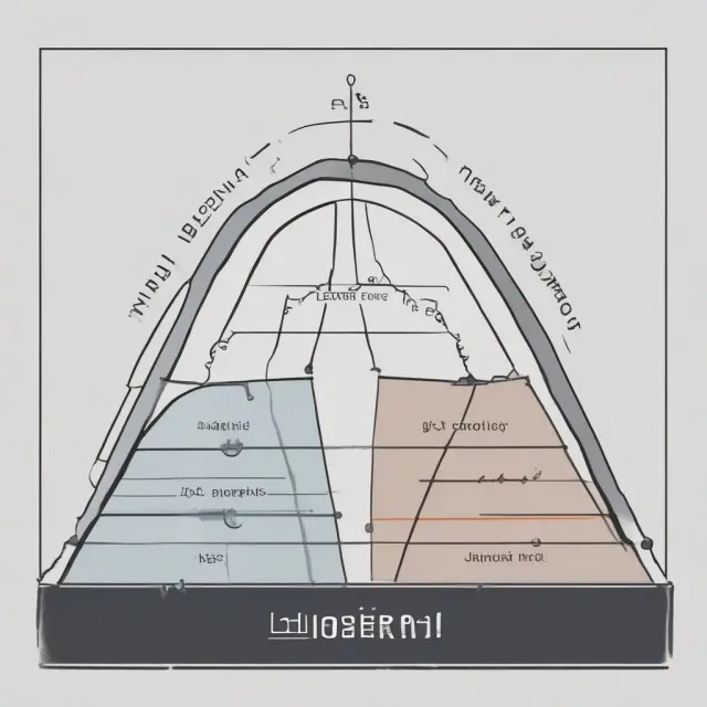 Visual representation of mesokurtic, platykurtic, and leptokurtic distributions illustrating their varying tailedness and associated investment risk profiles