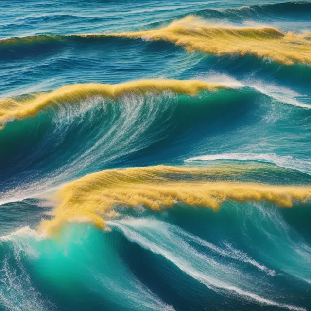 An image of a colorful underwater current flowing through the crystal-clear waters of the Caribbean Sea, representing the thriving offshore financial industry in the Cayman Islands