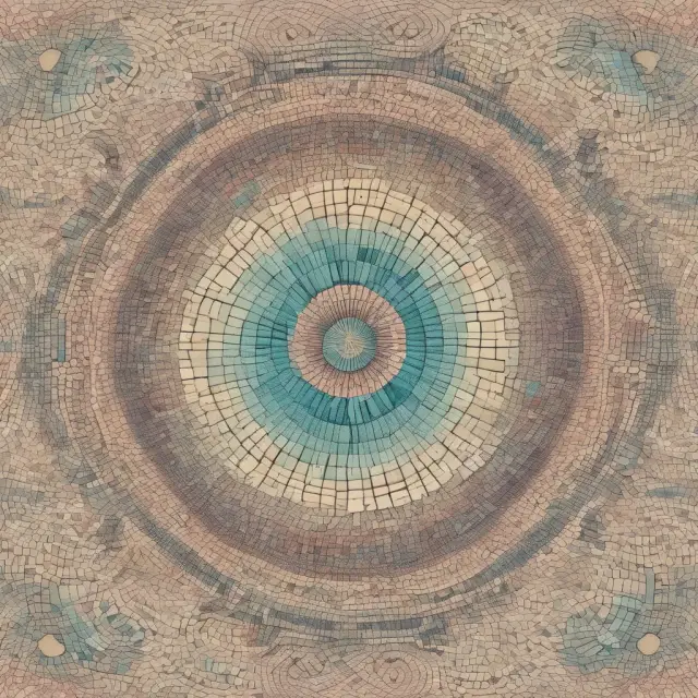 A kaleidoscope with interconnected gears depicting the Laffer Curve, representing the complex relationship between taxes and economic growth.