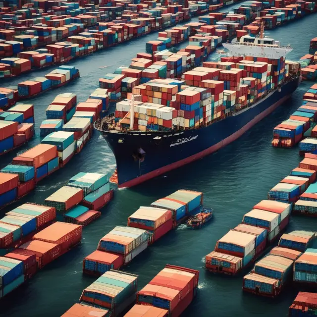 A sinking ship symbolizes an underperforming stock amidst a sea of market trends, emphasizing risks like illiquidity and excess risk.