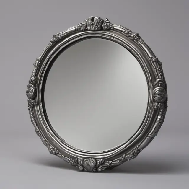 A silver mirror reflecting economic trends after they
