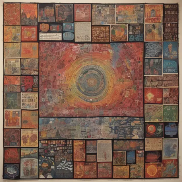 An intricate tapestry representing LUMS