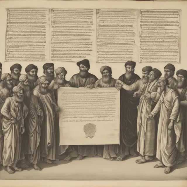 An ancient scroll depicting tuition fees for UK and international students, as well as living expenses in Lancaster