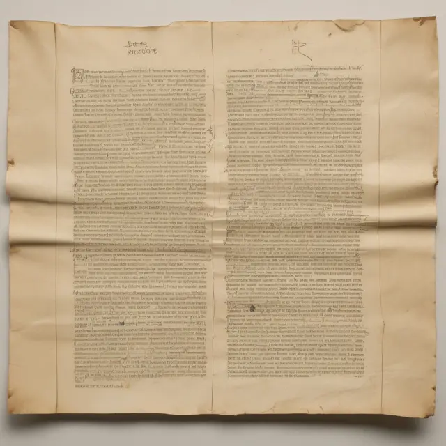 An ancient parchment with a quill and inkpot unfolds, revealing responses to common inquiries about Lancaster University Management School