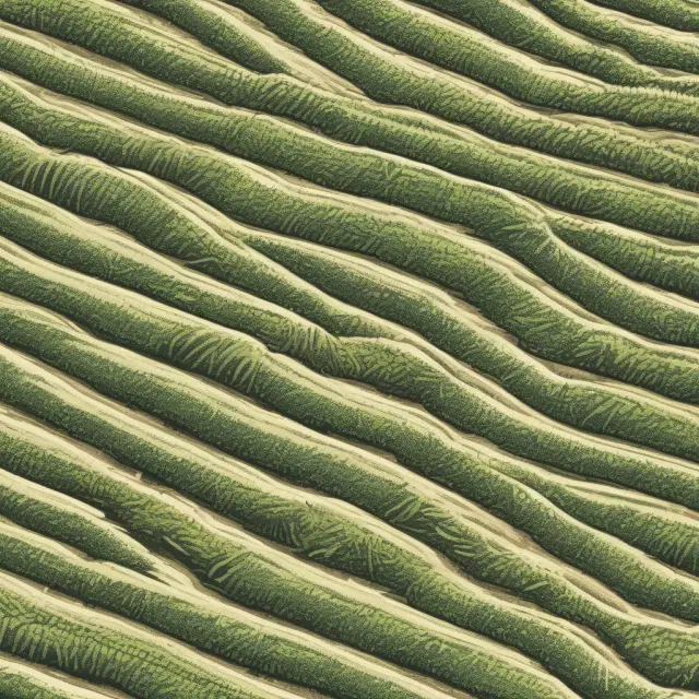 An abundant earth with crops thriving on fertile farmlands, while urban landscapes showcase the potential value of developed lands