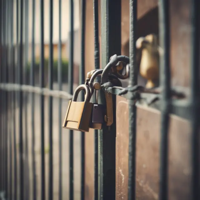 A key represents the legal right to access a landlocked property through an easement