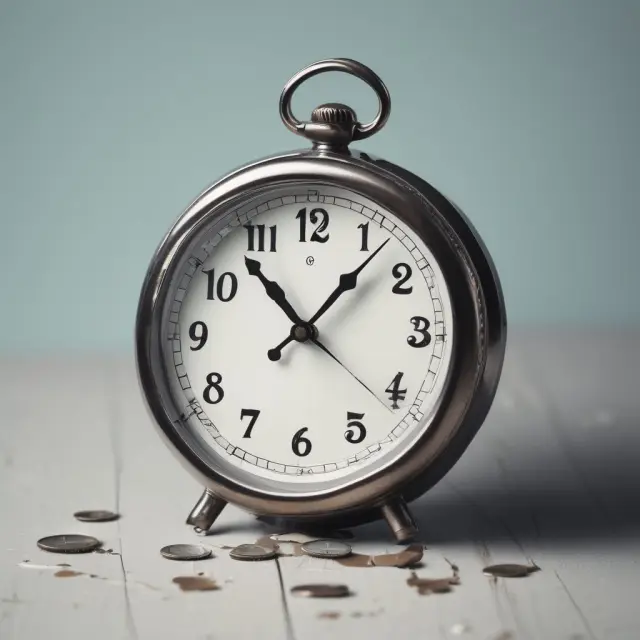 An image showing a clock with ticking seconds, as various life insurance policies slip away due to missed premium payments