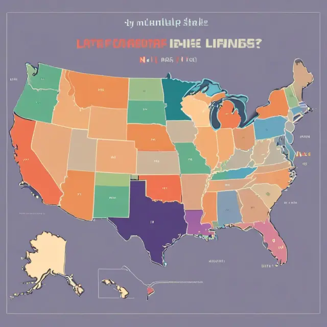 Map illustrating state-by-state late fee limit variations and consumer protection levels