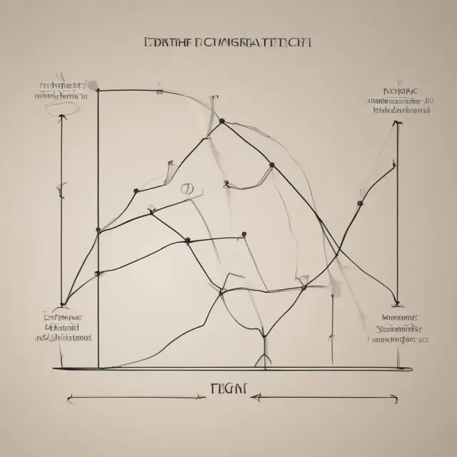 Graph illustrating the interaction between a company