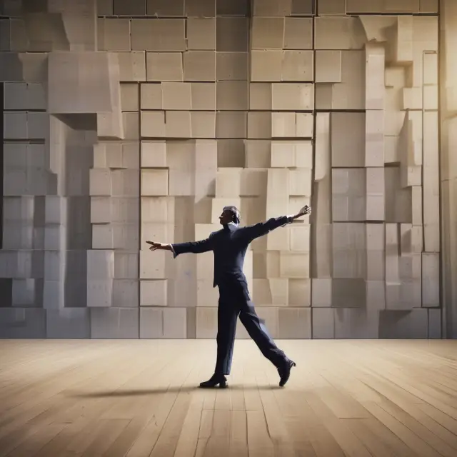 A ballet performance with suppliers and institutional investors dancing together, illustrating the influence of supply on investment strategies