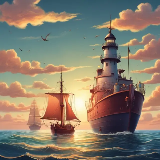 A regulatory lighthouse with IHS Markit at its helm guides a ship through the transparent loan credit default swap market, ensuring compliance and information accessibility for investors