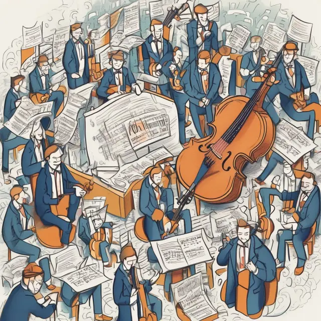 Lead bank managing loan syndication, conducting a symphony of capital contributions from various banks