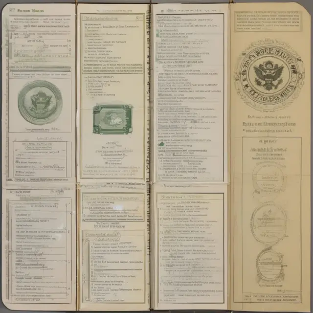 A visual representation of the passport application process, including pre-processing, processing, and post-processing stages. Illustrates how each step contributes to overall lead time.