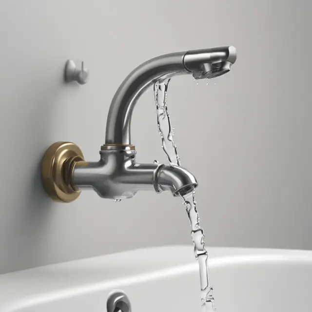 Image of a leaking faucet symbolizing the challenge of retail businesses facing loss of revenue as consumers spend money outside their local markets