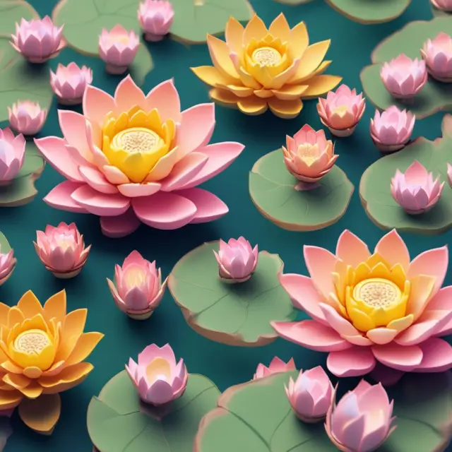 Lotus flowers blooming from seeds representing successful lean startups growing from customer feedback